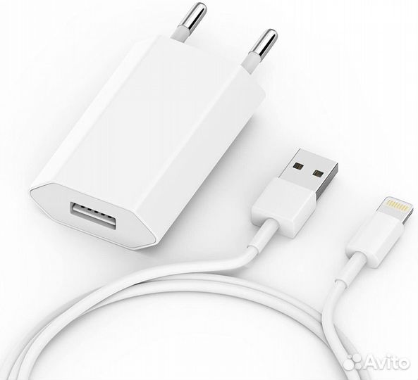 Зарядное устройство для iPhone Orig + Lightning