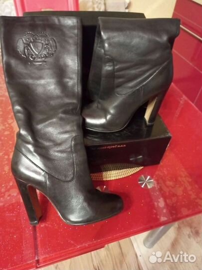 Ботильоны, сапоги натуральная кожа