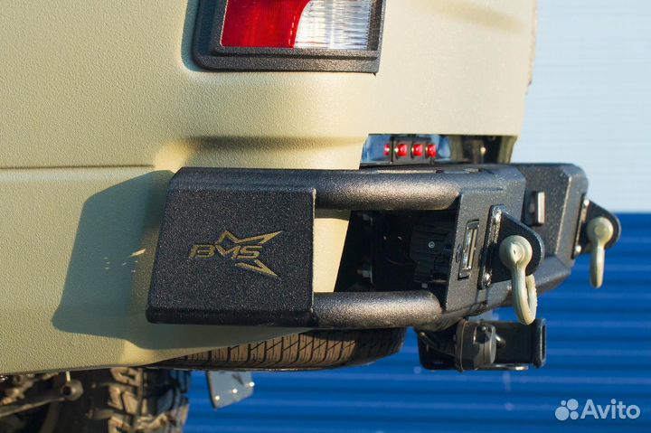 Бампер силовой задний BMS alfa для Dodge Ram 1500