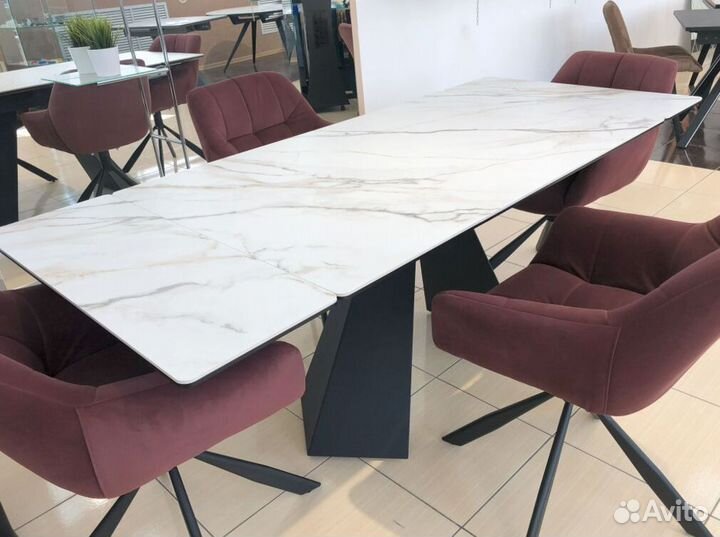 Стол из керамогранита раздвижной SKR-12081
