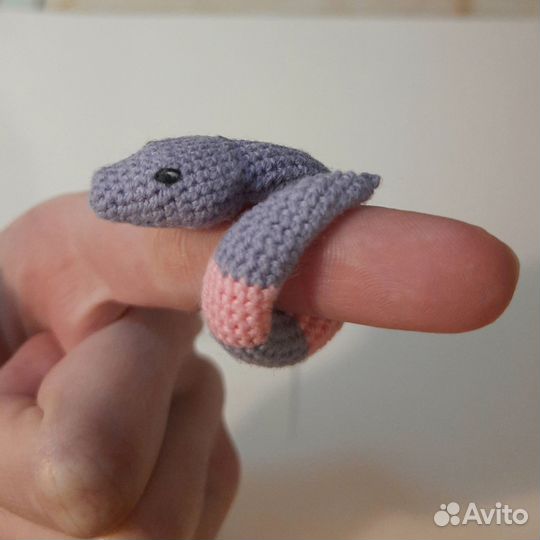 Вязаная змейка, змея