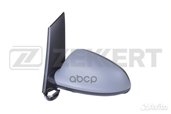 Зеркало в сборе левое / грунтованное / асфериче