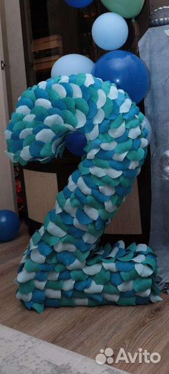 Цифра 2 на день рождения