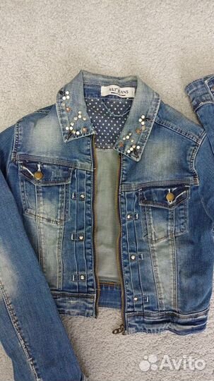 Джинсовая куртка для девочки