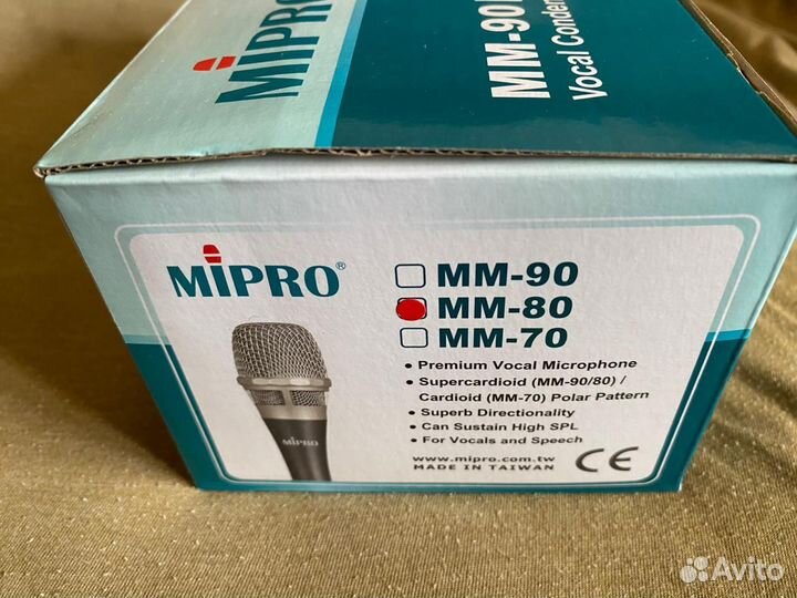 Студийный микрофон Mipro MM80 новый