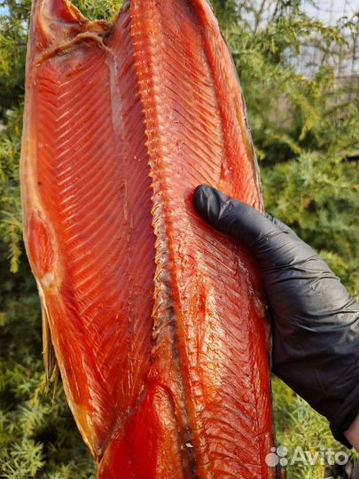 Копчёная красная рыбка