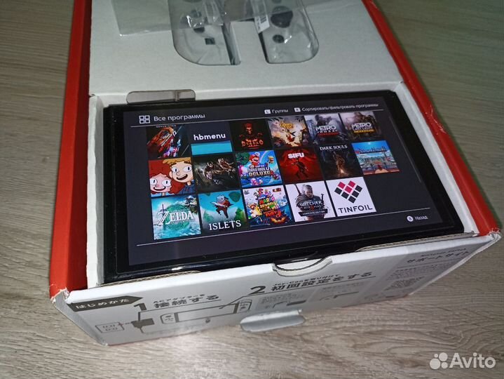 Nintendo switch oled прошит 192 Гб новый