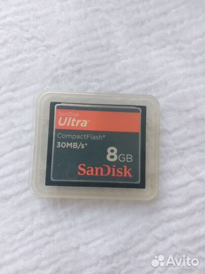Карта памяти compact flash sdhc SanDisk Ultra 8 gb
