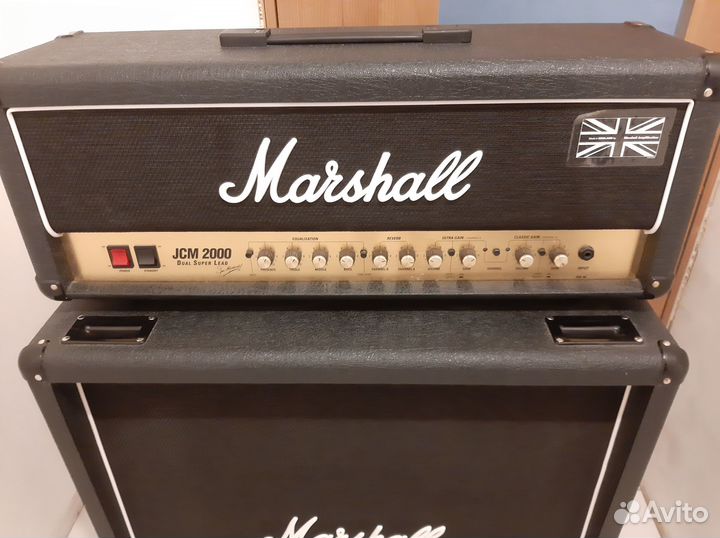 Marshall JCM 2000 dsl 50+кабинет 4х12 (green back)