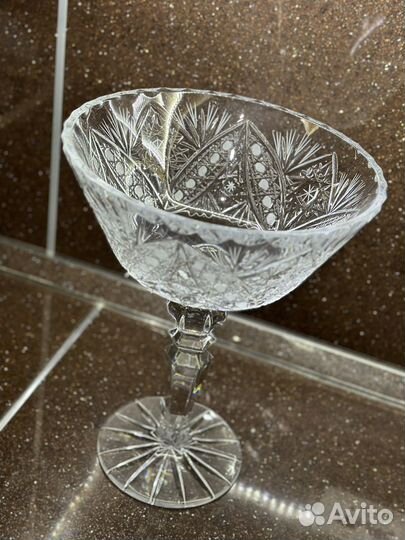 Ваза для фруктов хрусталь