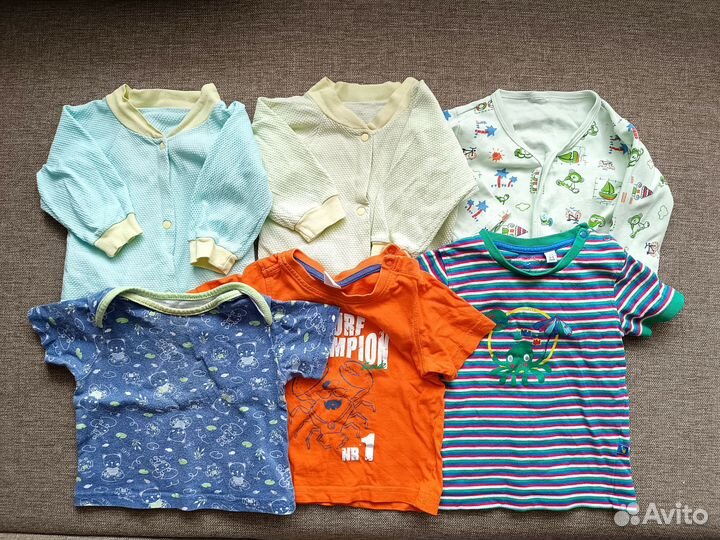 Детские вещи пакетом 6-12мес