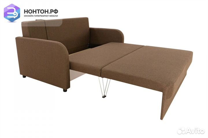 Диван еврокнижка Алекс 2 коричневый