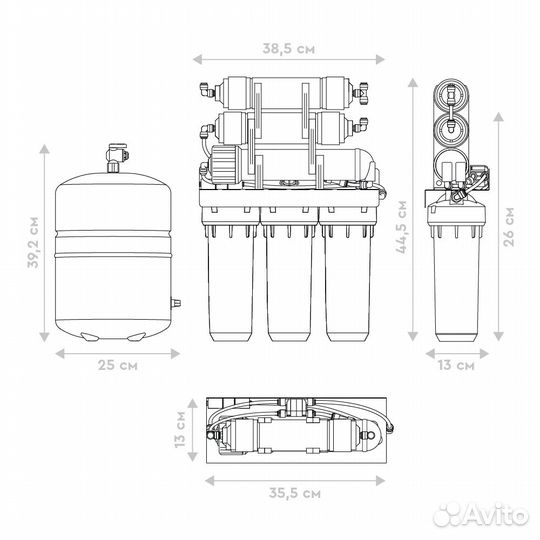 Фильтр Барьер профи Осмо 100 М