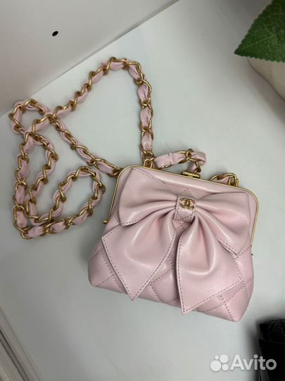 Сумка женская Chanel с бантиком