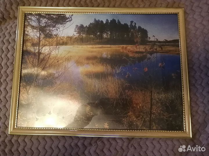 Картина принт А4 стекло