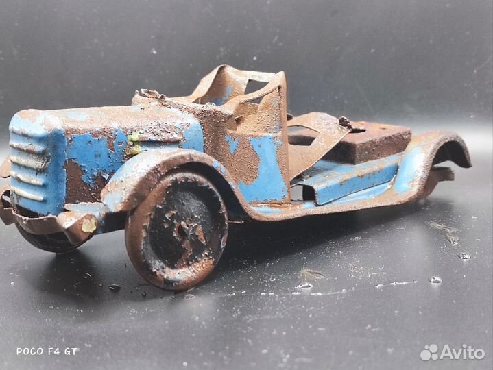 Автокран грузовик игрушка СССР жесть Зис 150