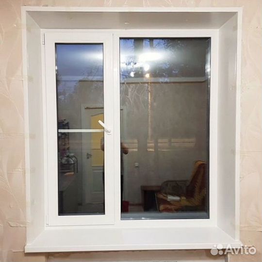 Пластиковое окно новое с установкой