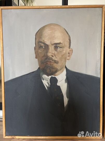 В.И.Ленин портрет холст, масло