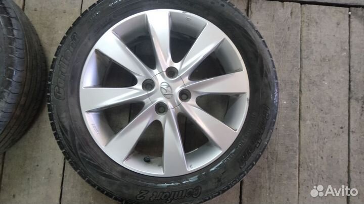 Комплект колёс на hyundai solaris 195/55 R16