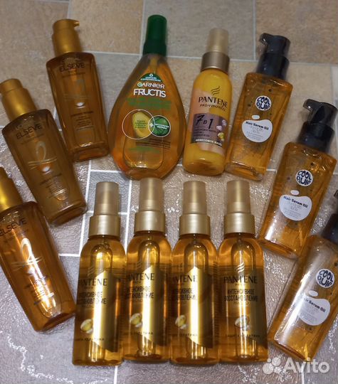Масло pantene, elseve, cool rule