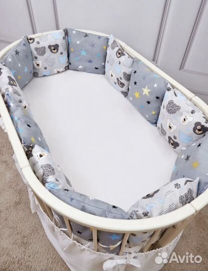 Бортики детские в кроватку