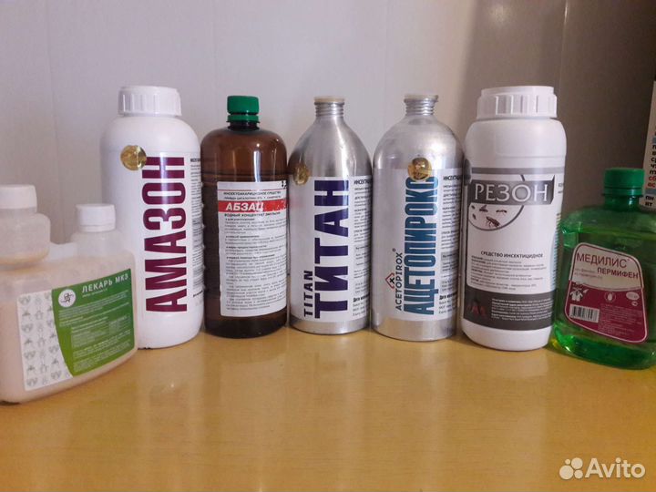 Средства от насекомых (клопов, тараканов, блох )