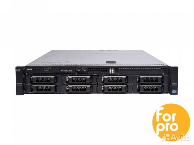 Сервер dell R520 8LFF 2xE5-2440 144GB, H710