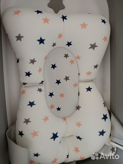 Детская ванночка с термометром и матрасиком