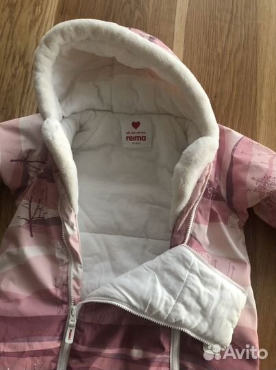 Зимний комбинезон для девочки 74/80 Reima