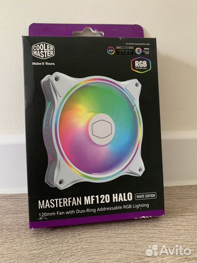 Вентилятор cooler master masterfan mf 120 halo