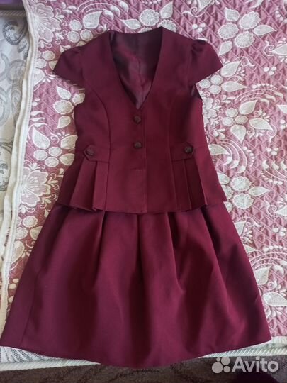 Школьная форма для девочки 128 134 пакетом