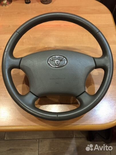 Руль prado 120 перетянутый