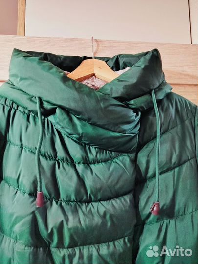 Женский теплый пуховик 54 размера