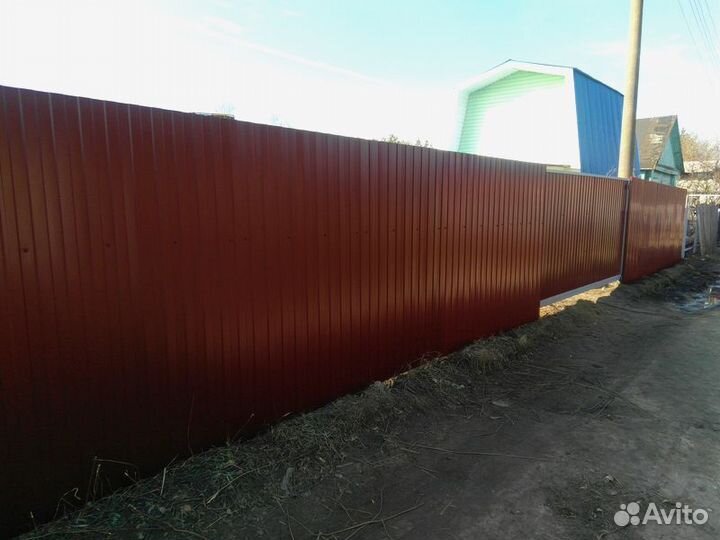 Заборы из профнастила