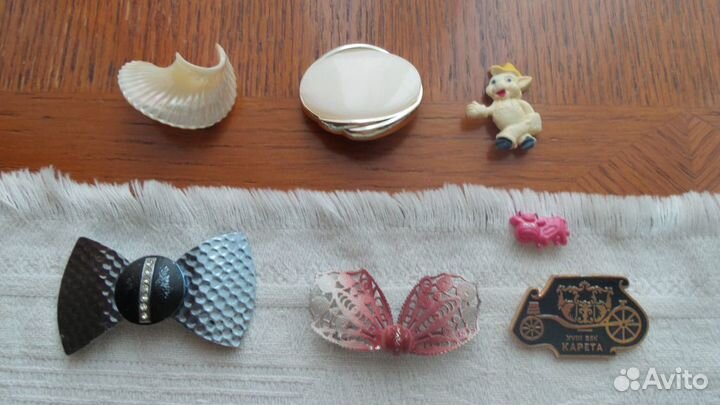 Броши из пайеток,значки СССР животные зоопарки