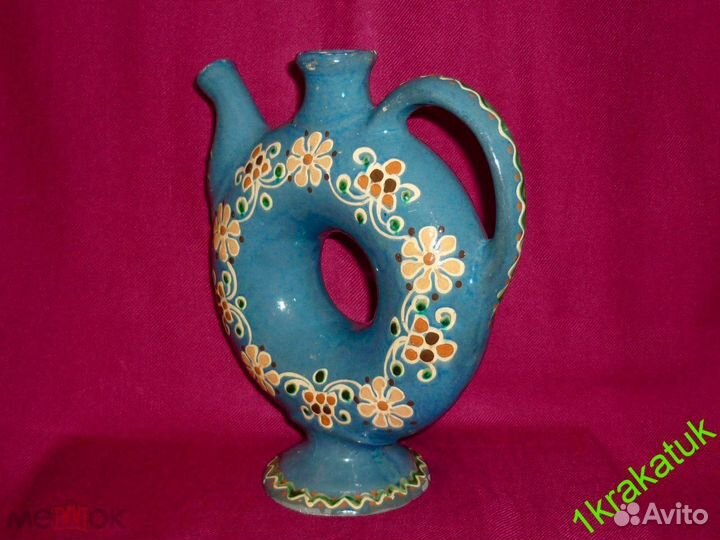 Штоф, куманец. Обливная керамика. опошня