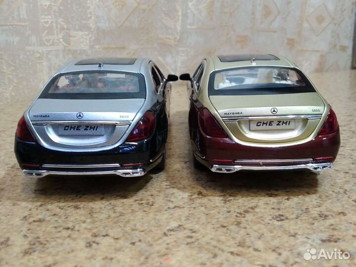 Maybach S600 в масштабе 1:24 модель автомобиля