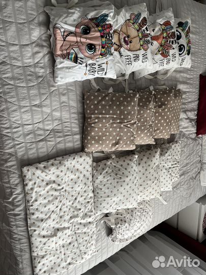 Бортики в детскую кроватку