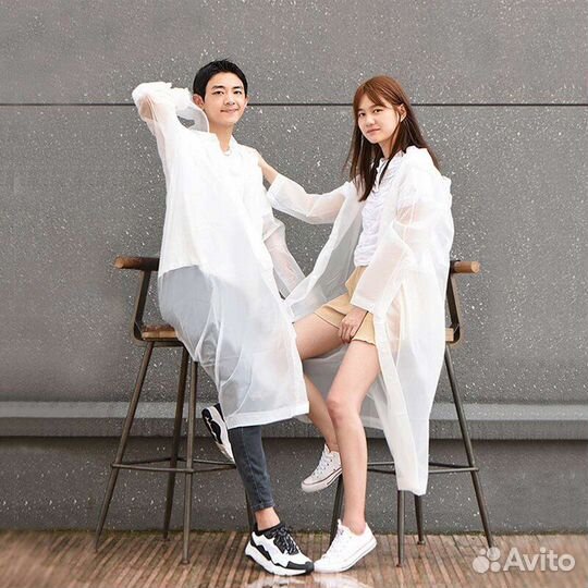 Дождевик Xiaomi Qualitell (120x130x78 см, White)