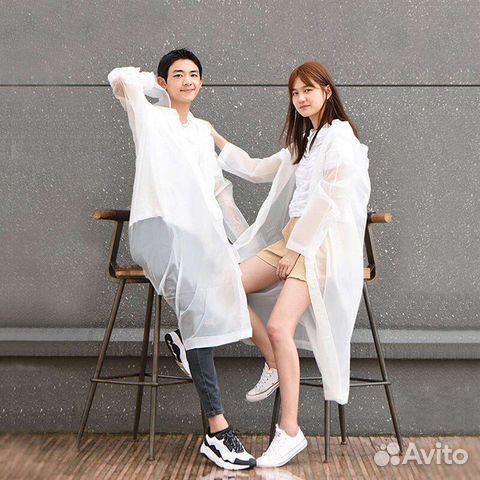 Дождевик Xiaomi Qualitell (120x130x78 см, White)