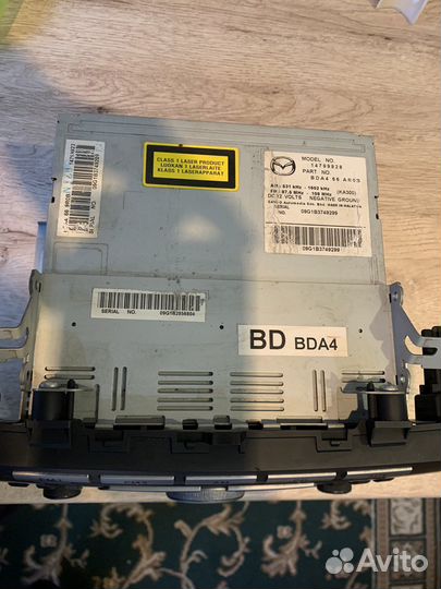 Штатная магнитола на mazda 3 bl 2008-2013