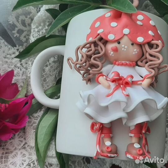 Кружки ручная работа с декором