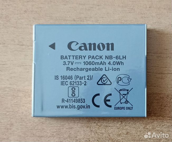 Аккумулятор Canon NB-6LH