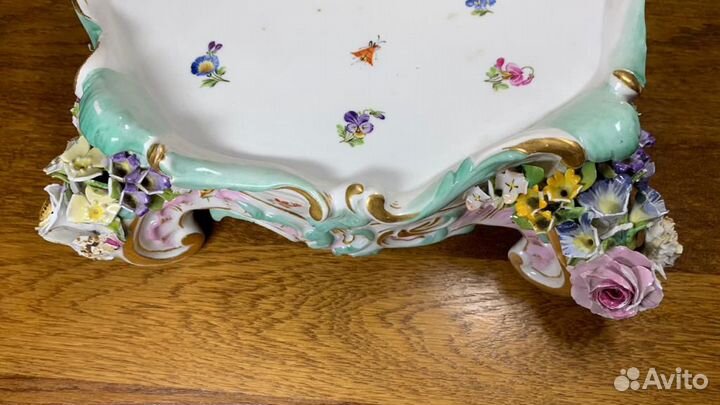 Подставка для вазы или фигур. Meissen. Антиквариат
