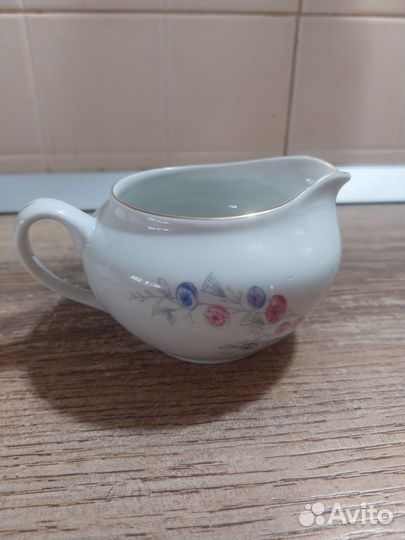 Сахарница молочник,масленка Wеisswаssеr фарфор ГДР