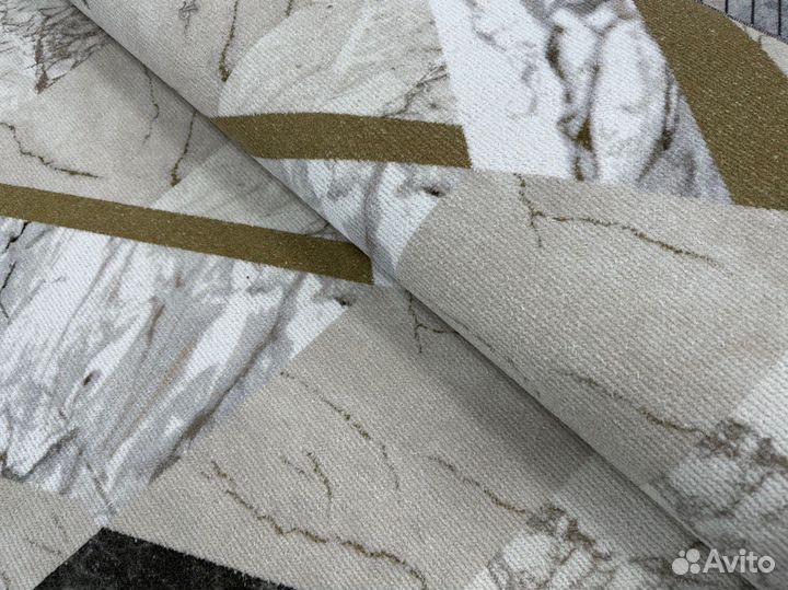 Палас 2х3 новый, мрамор