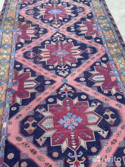 Ковер шерстяной ручной работы старинный
