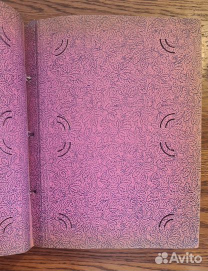 Альбом для фото из СССР винтаж с тиснением