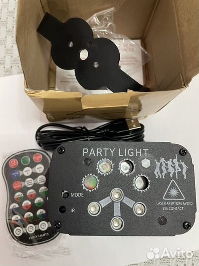 Проектор лазерный светомузыка