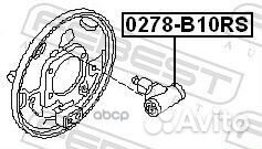 0278-B10RS цилиндр тормозной задний Nissan Al